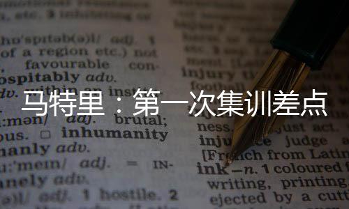 马特米兰他对我帮助很大