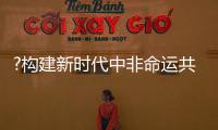 ?构建新时代中非命运共同体四主张