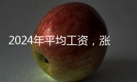 2024年平均工资�，涨了