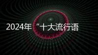2024年“十大流行语”发布，“未来产业”“city不city”等入选