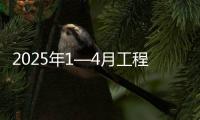 2025年1—4月工程机械产品进出口快报
